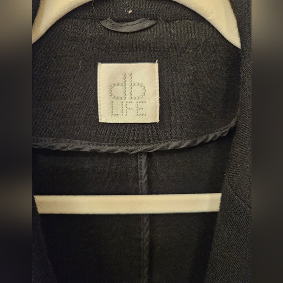 Vintage - Wool DB Life Black Sweater Blazer - Size L - Picture 4 of 7